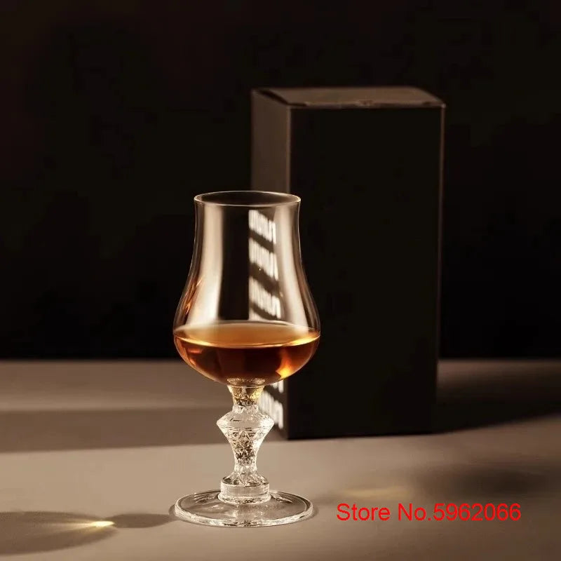 Premium Crystal Whiskey Tasting Glass - Professional Snifter