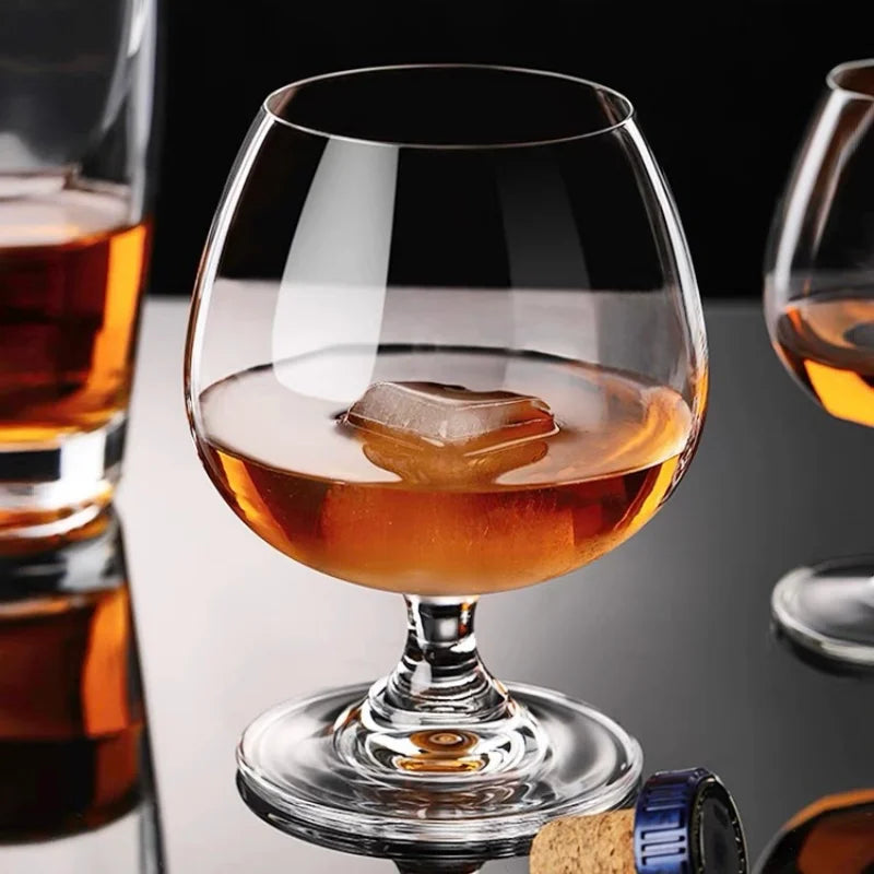Elegant Lead-Free Wine Glass - Versatile Brandy Whiskey Cup