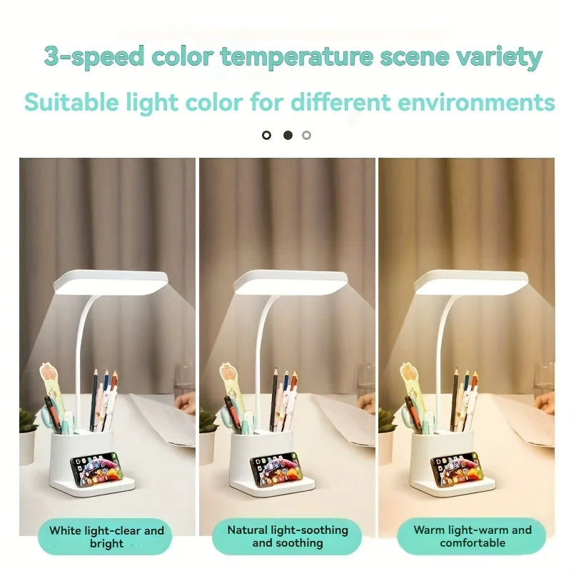 Premium Dimmable LED Desk Lamp - Modern Home Office Lighting
