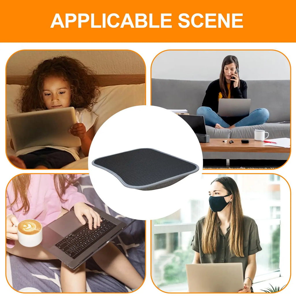 Premium Laptop Lap Desk - Soft Pillow Cushion & Multifunctional