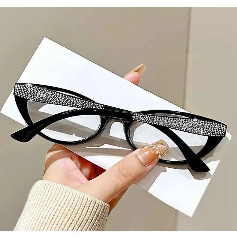 Retro Cat Eye Reading Glasses - Anti Blue Light & Prescription