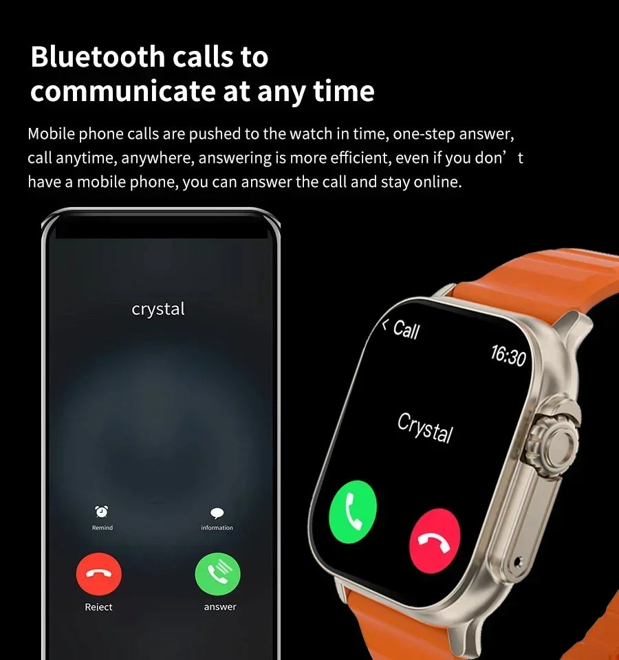 Premium Ultra Smart Watch 49mm - GPS & Bluetooth Calling