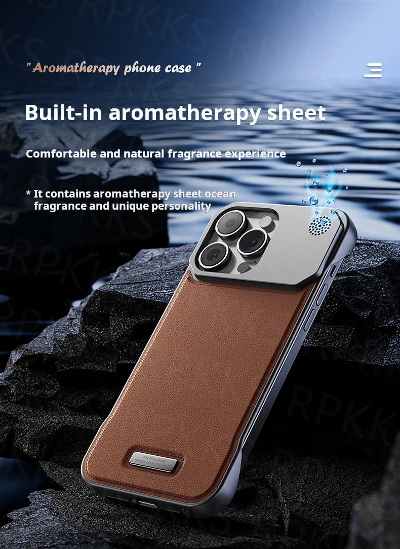 Premium iPhone Leather Case Magsafe - Magnetic & Frameless Armor