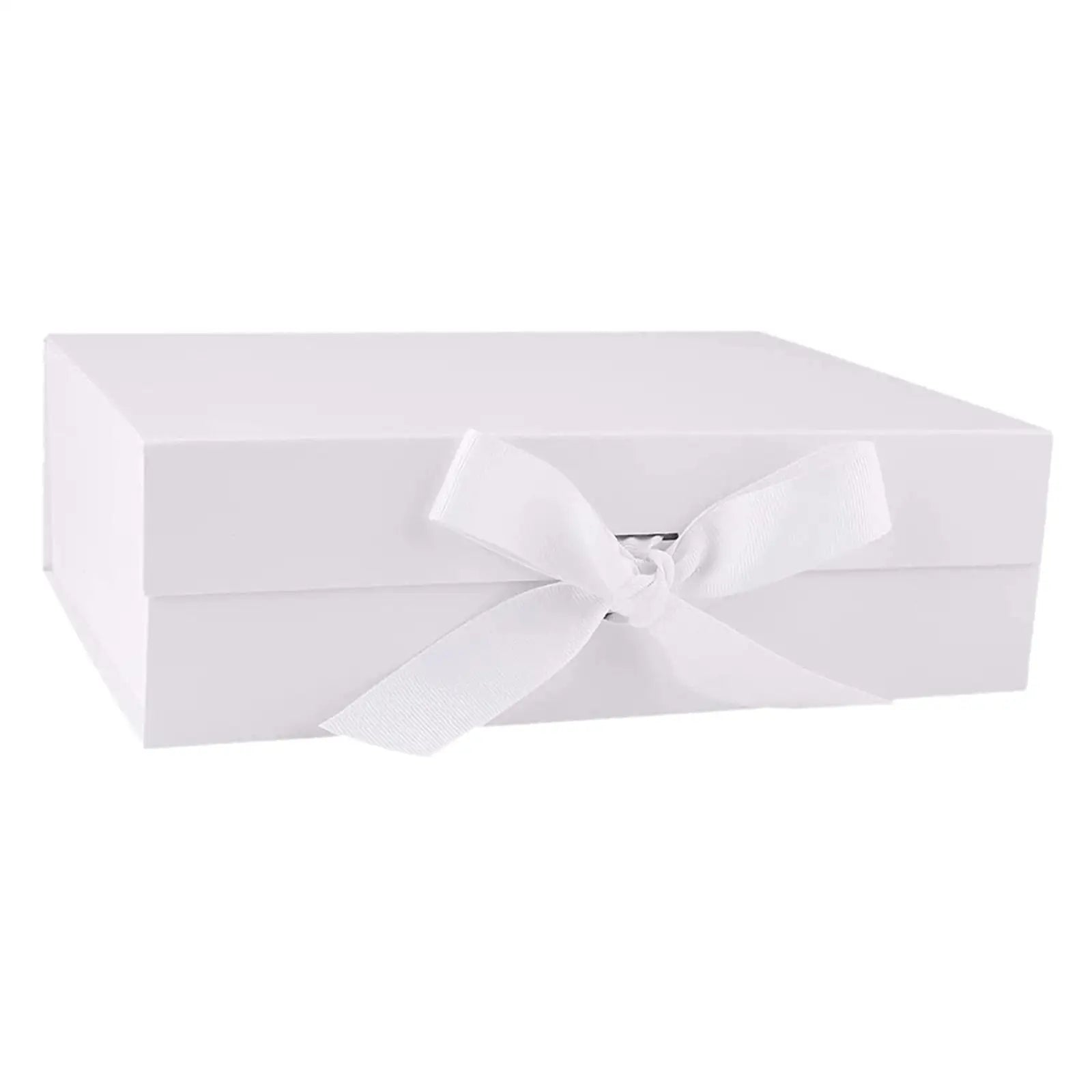 Elegant Large Gift Box with Ribbon Closure - Reusable