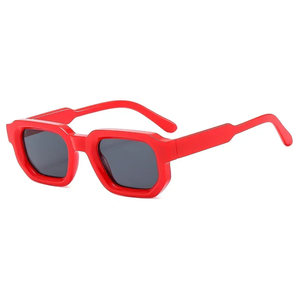 Designer Square Sunglasses - Retro UV400 Protection Shades
