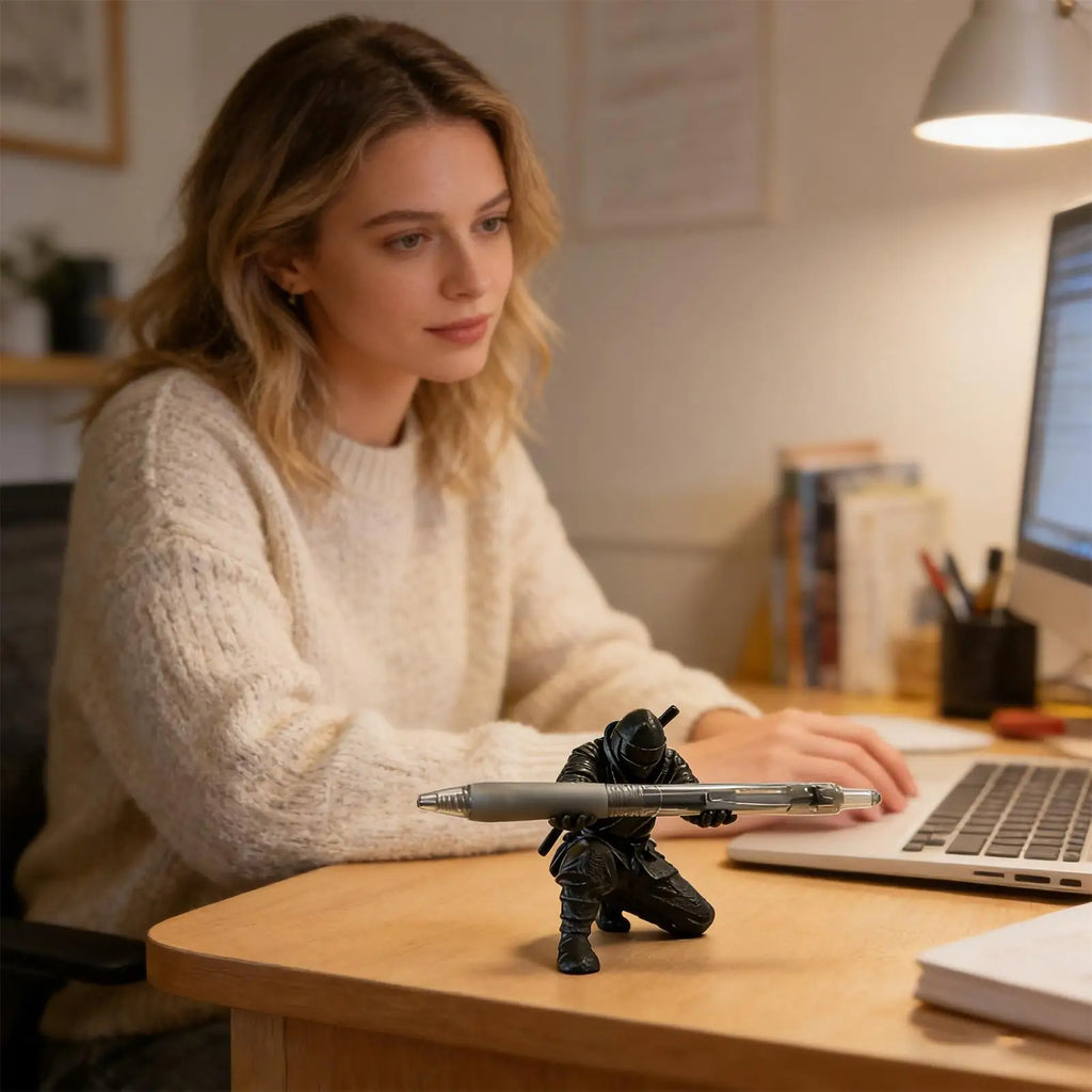 Premium 3D Printed Pen Holder - Decorative Desk Organizer
