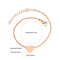 Elegant Gold Plated Stainless Steel Chain Necklace & Bracelet