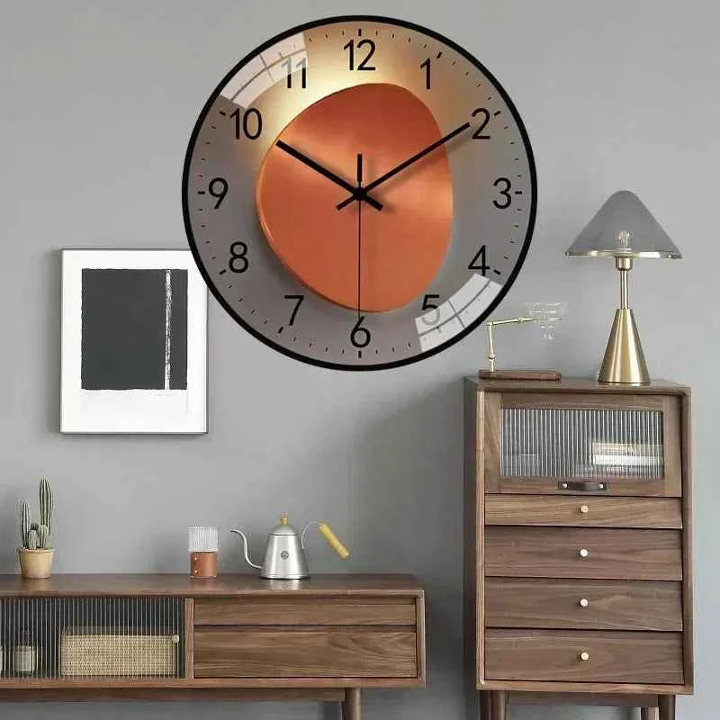 Elegant Silent Modern Wall Clock - Non-Ticking Design