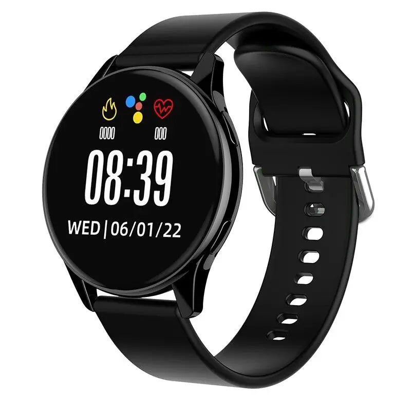 Premium Wireless Charging Smartwatch - Bluetooth Calls & Fitness Tracker