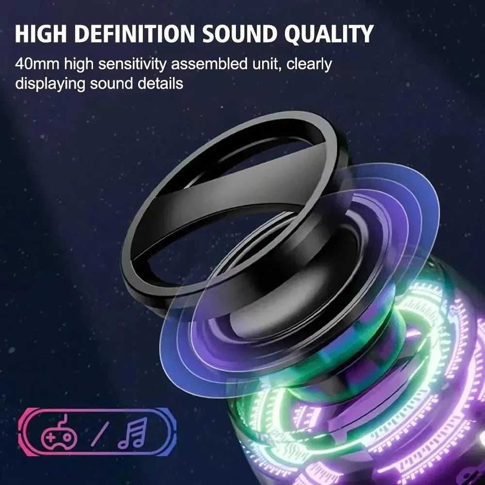 Portable Magnetic Speaker - Bluetooth 5.3 Mini RGB Audio