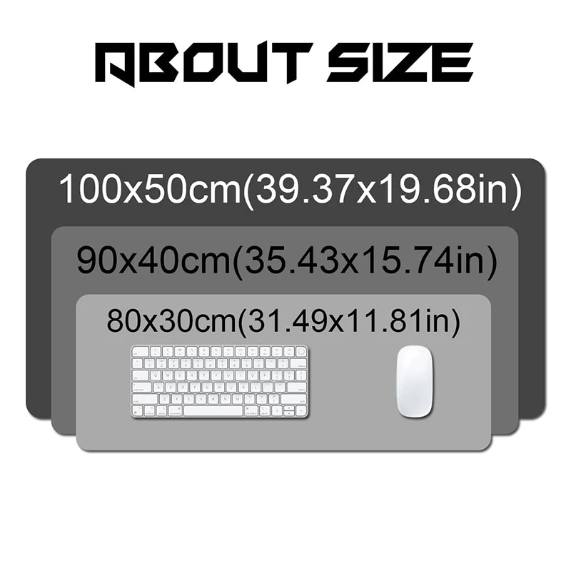 Premium XXL Gaming Desk Mat - Smooth Surface & Non-Slip Base