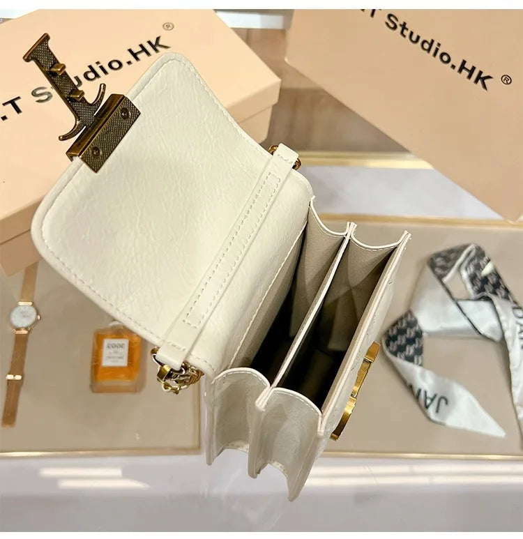 Elegant Mini Chain Bag - Luxury Designer Crossbody