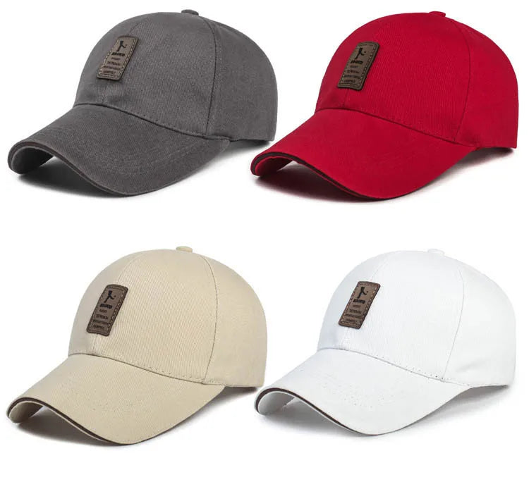 Premium Structured Baseball Cap - Solid Snapback Sunhat