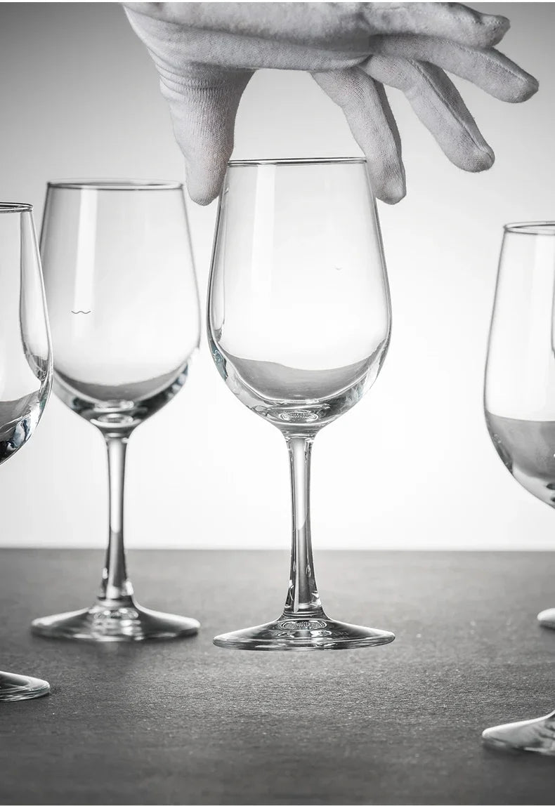 Elegant European Red Wine Glasses - Luxurious Decanter Set
