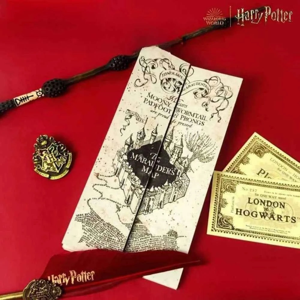 Authentic Wizarding World Map - Magical School Cosplay Prop