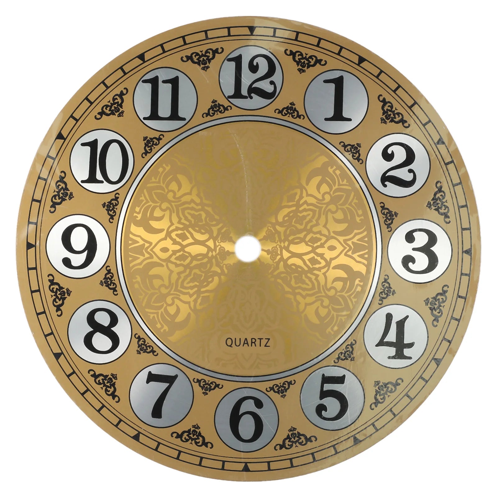 Premium Aluminium Clock Dial - 180mm Arabic Numerals
