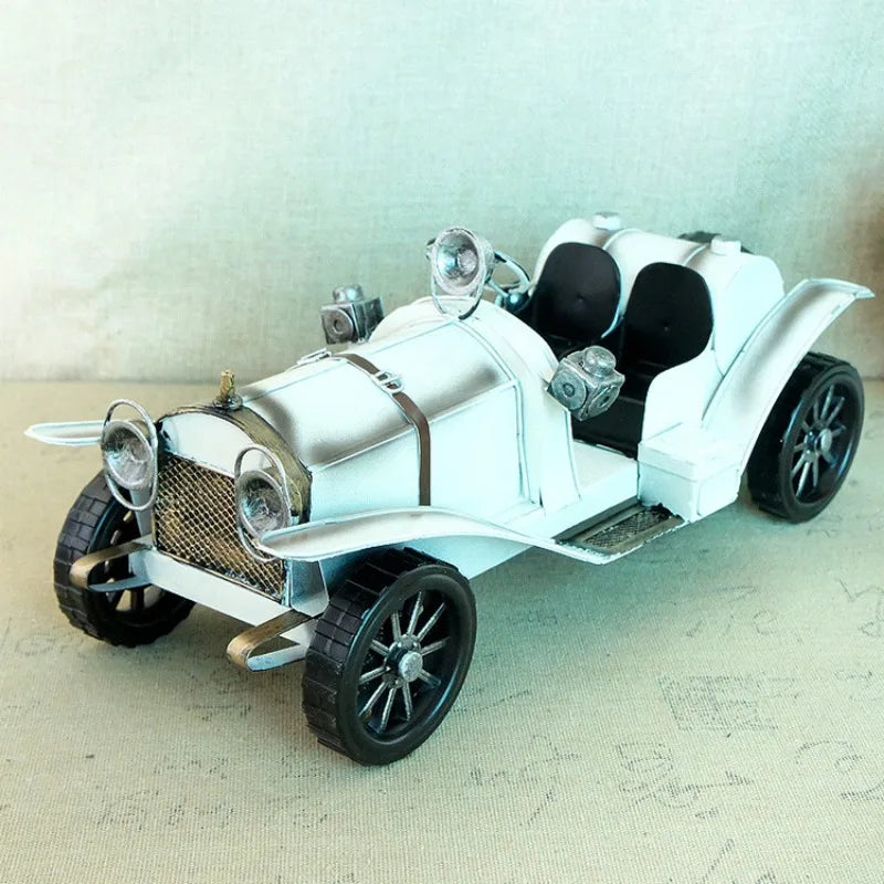 Nostalgic Vintage Car Model Decor - Premium Iron Craftsmanship