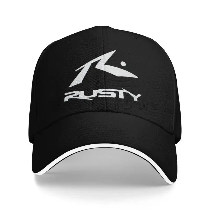Rusty Surfboards Baseball Cap Unisex Daily Casual Sandwich Hat Summer Sports Sun Protector Bucket Hats Snapback Cap Dad Hat - Tulique