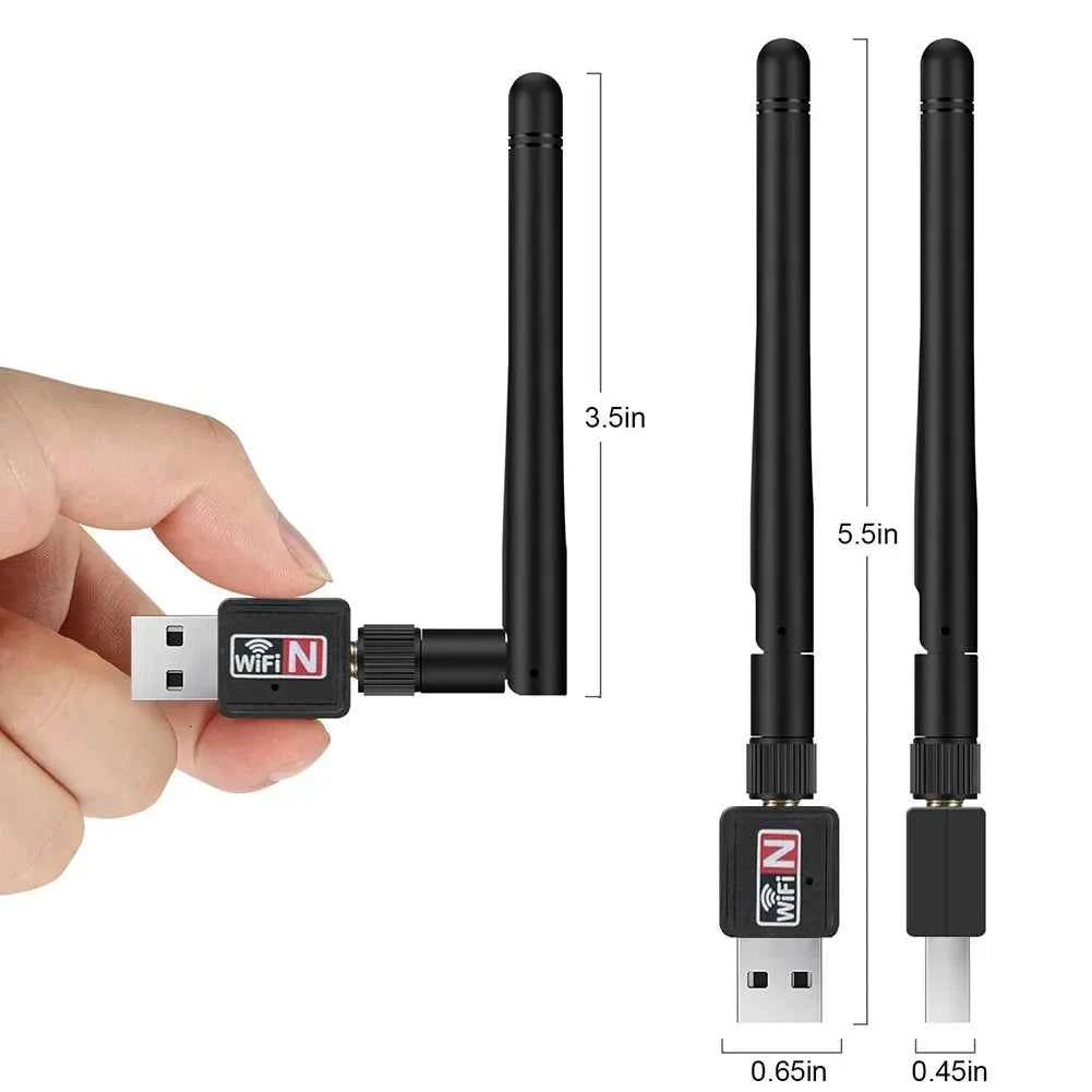 Premium Mini USB WiFi Adapter - 150Mbps Wireless Network Receiver