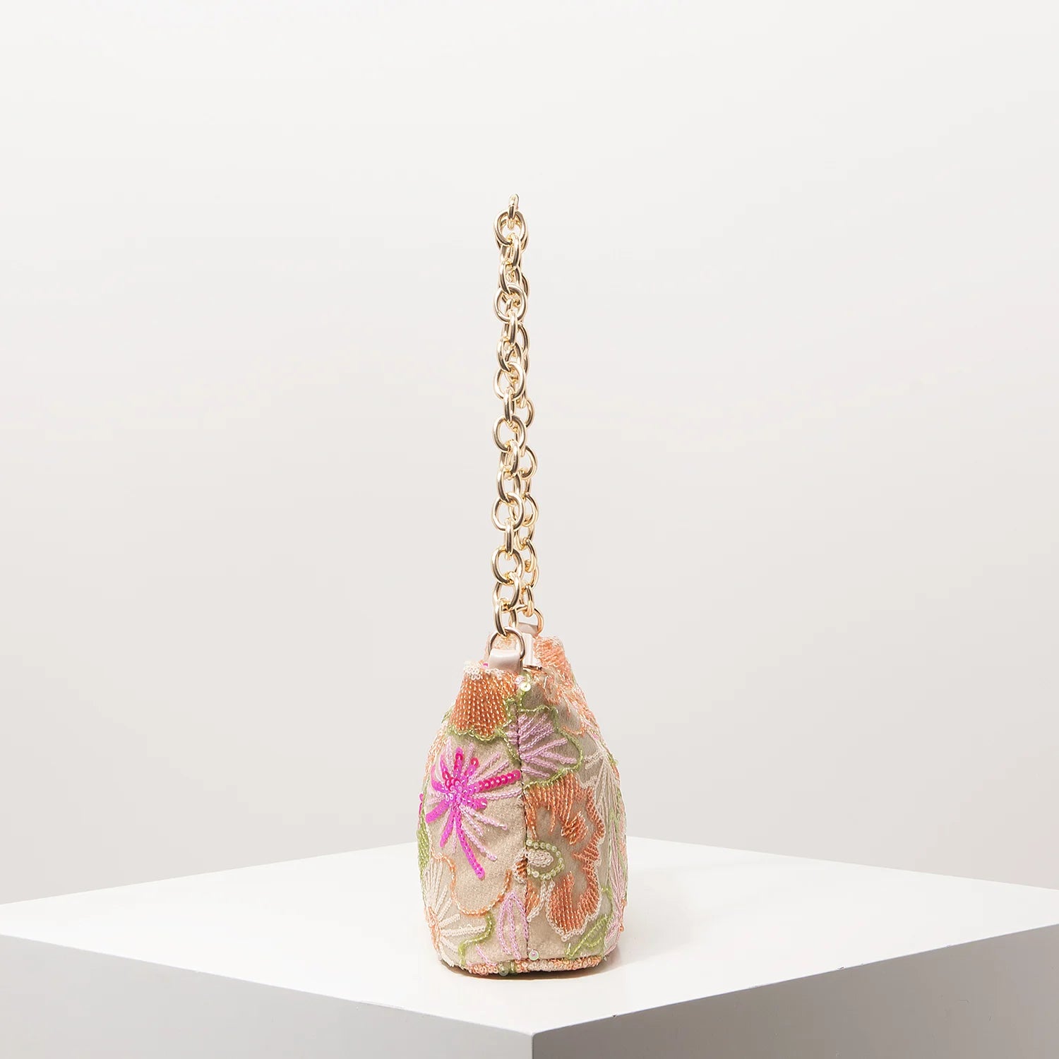 Elegant Embroidered Sequin Bag