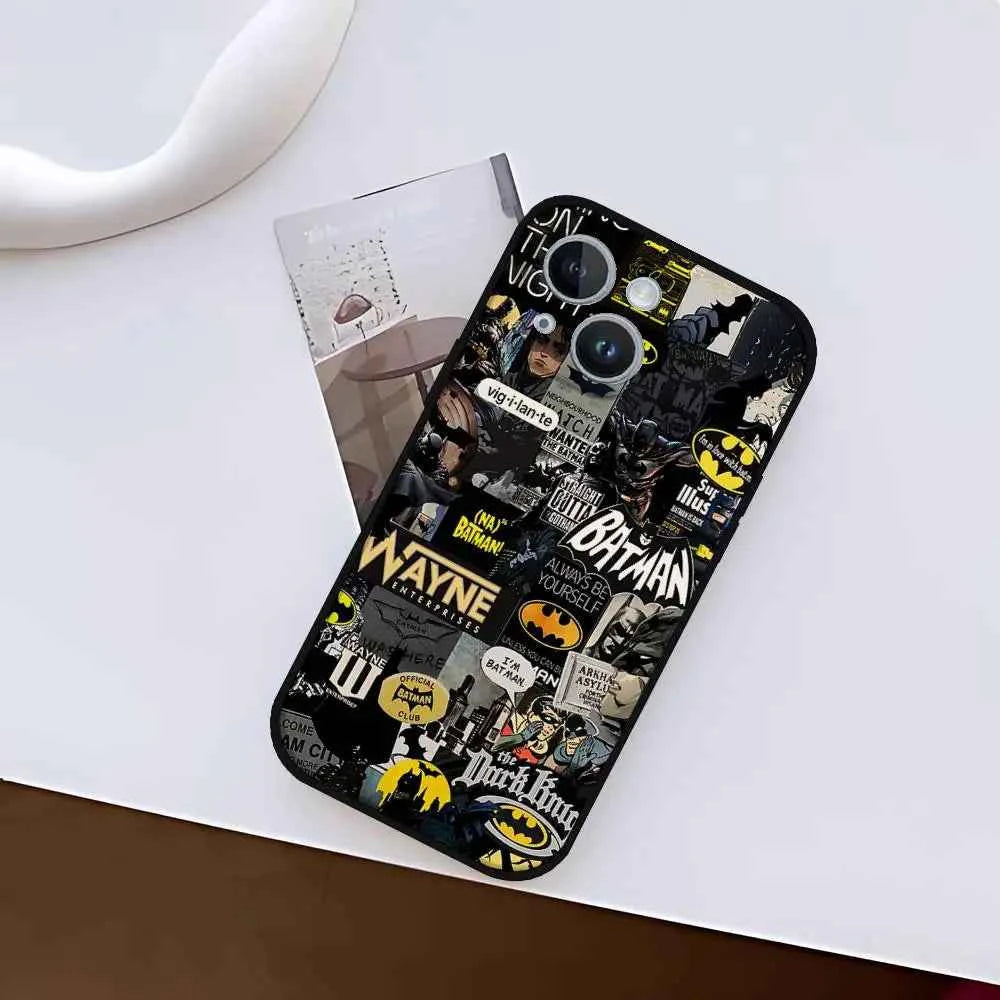 Cool-H-Batmans-S Fashion Phone Case For IPhone 17 15 Pro Max 14 Pro 12 11 13 Mini X XR XS 16 Plus SE Back Cover
