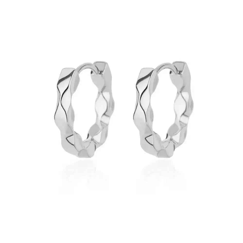 Elegant Stainless Steel Hoop Earrings - Premium Vintage Gold & Silver Jewelry