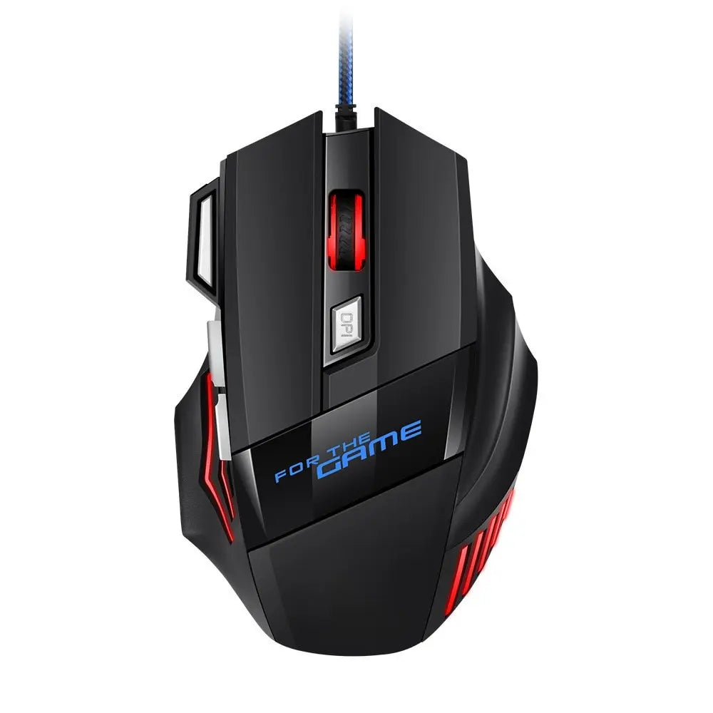 Premium Ergonomic Gaming Mouse - RGB Backlit 7D Esports Wired