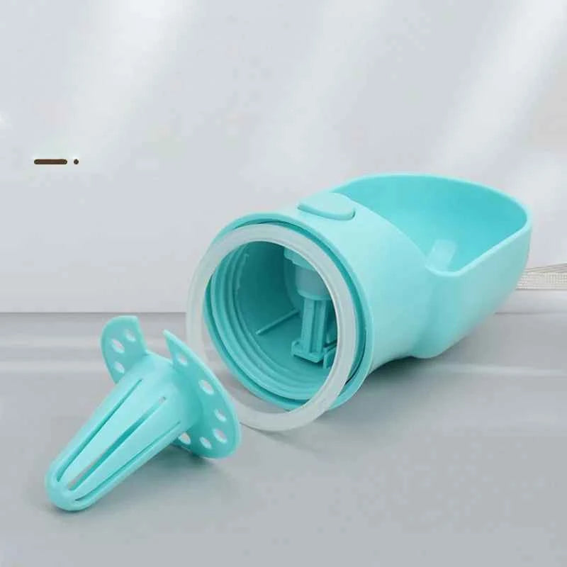 Portable Pet Water Bottle with Food Container – Leak Proof Dog Cat Water Dispenser, Outdoor Water Bottle for Dogs Travel