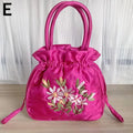 Elegant Embroidery Drawstring Bag - Vintage Hanfu Accessory