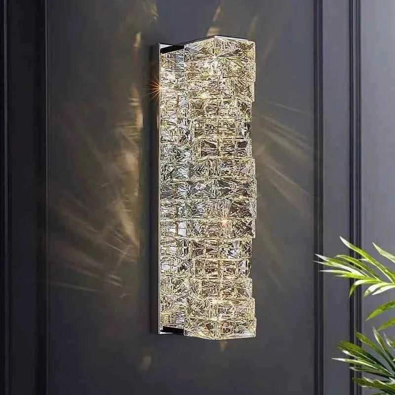 Elegant Luxury Crystal Wall Lamp - Modern Minimalist Design