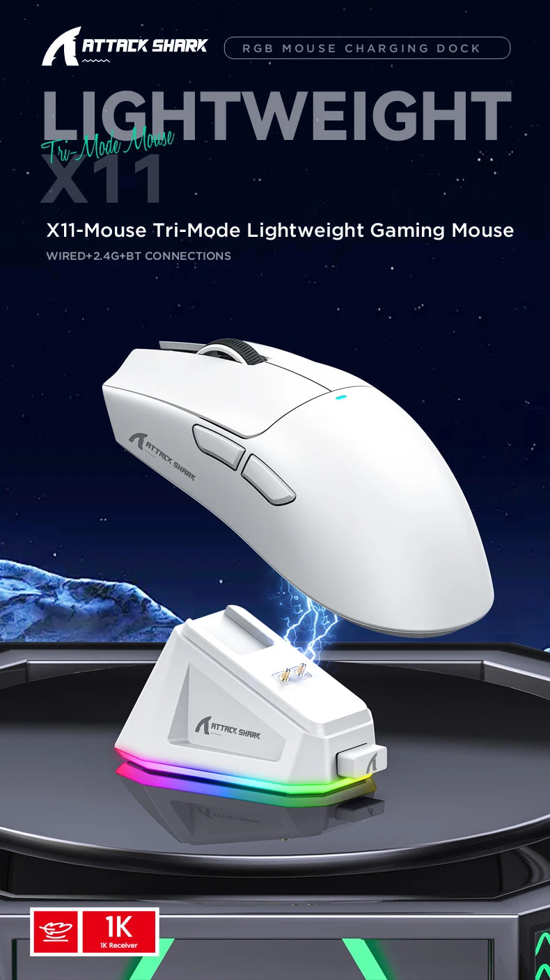 Premium Lightweight Wireless Gaming Mouse - 22K DPI PAW3311