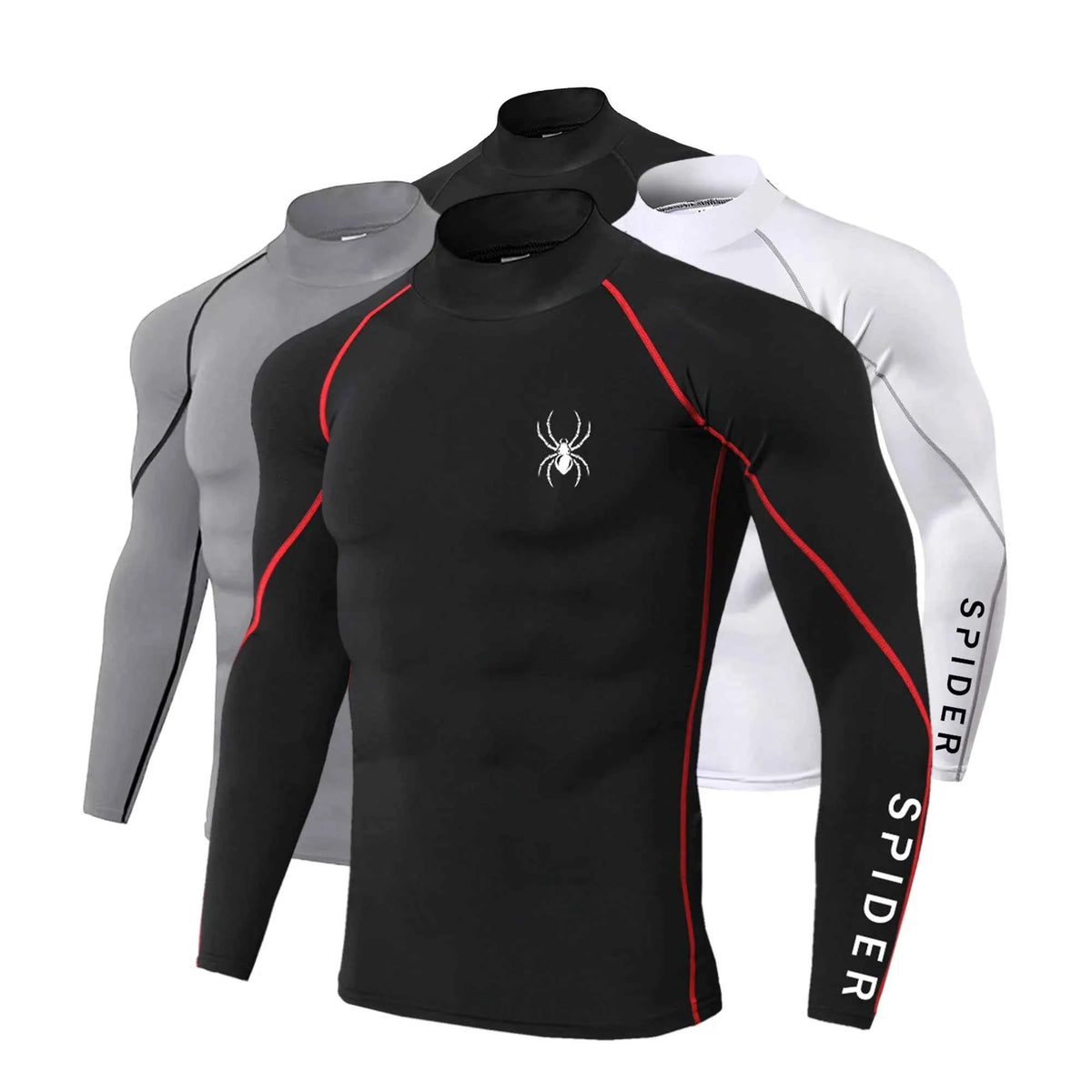 Premium Men's Compression Long Sleeve Shirt - Quick Dry Fitness Tee