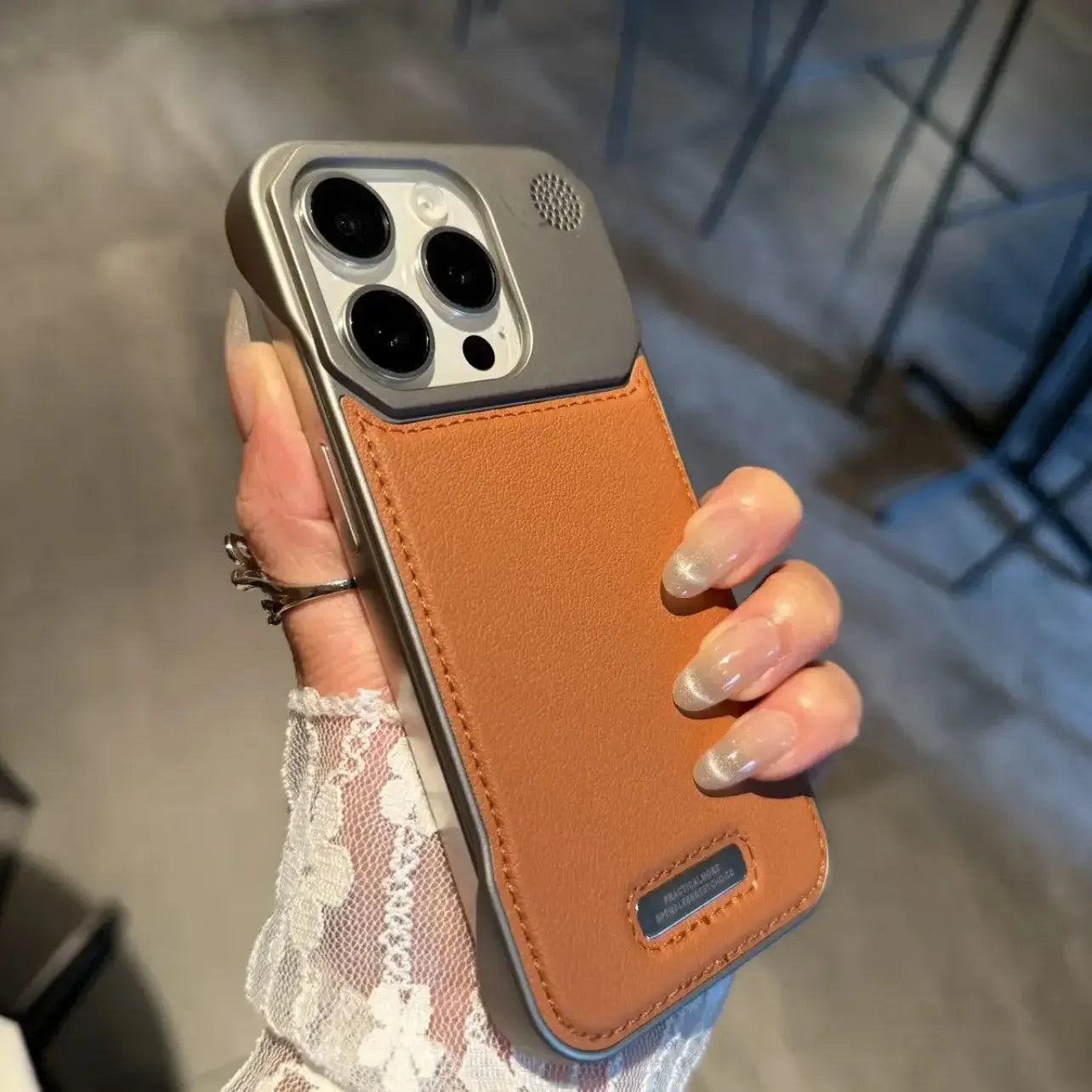 Premium iPhone Leather Case Magsafe - Magnetic & Frameless Armor