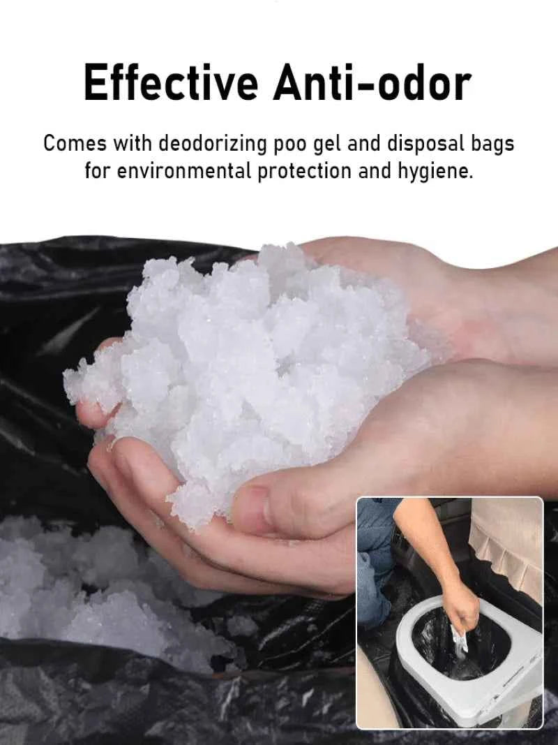 Essential Portable Folding Toilet - Compact Emergency Travel Gear