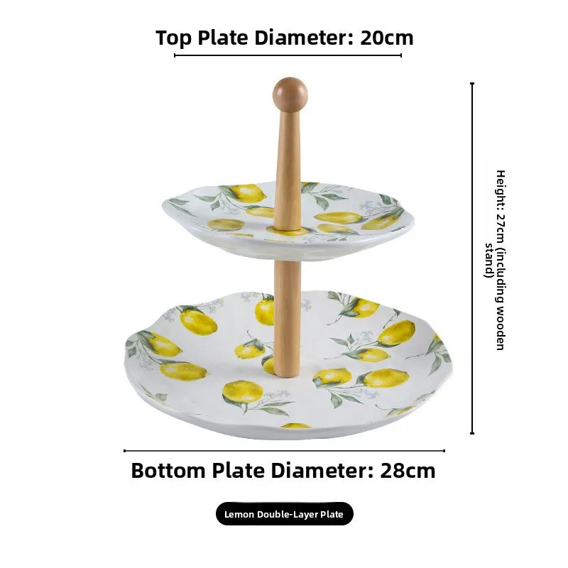 Elegant Ceramic Dinner Plate - European Style Round Dish