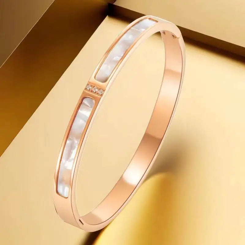 Luxury Roman Numerals Bracelet - Stainless Steel Elegance