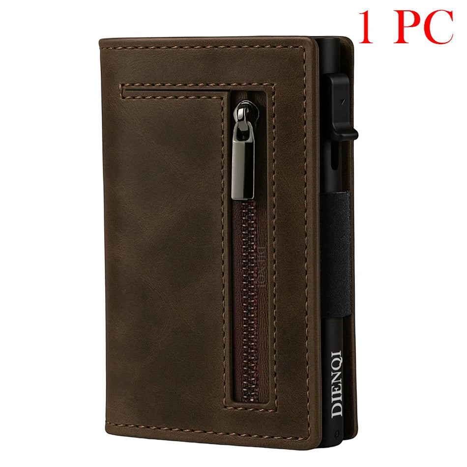 Minimalist Credit Card Holder - Premium Slim Pop Up Wallet