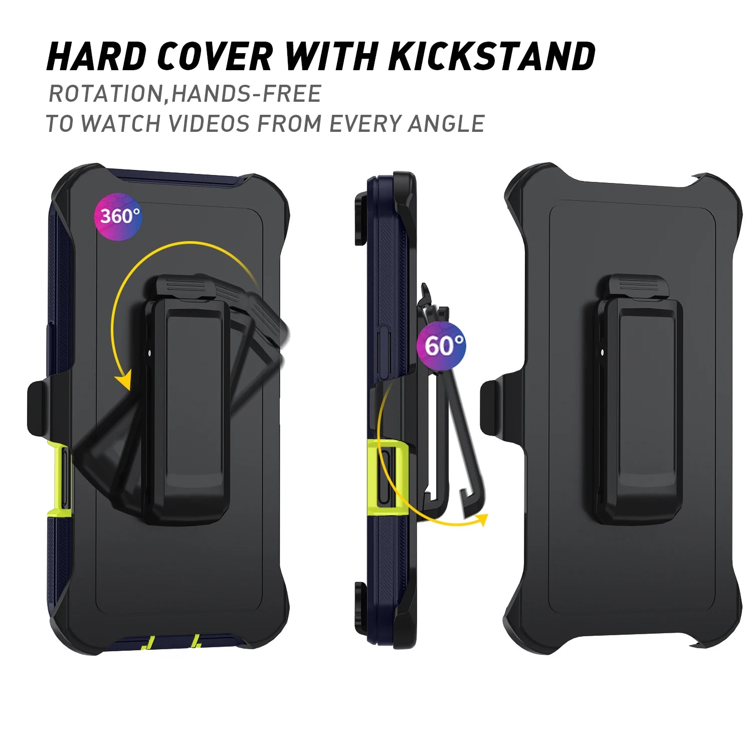 Premium Shockproof iPhone Case - Defender Hard PC+TPU Cover