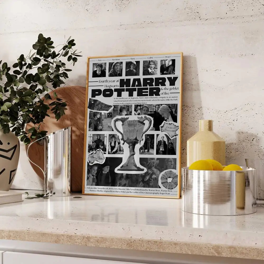 Premium Harry Potter Poster - Waterproof Self-Adhesive Wall Mural Art