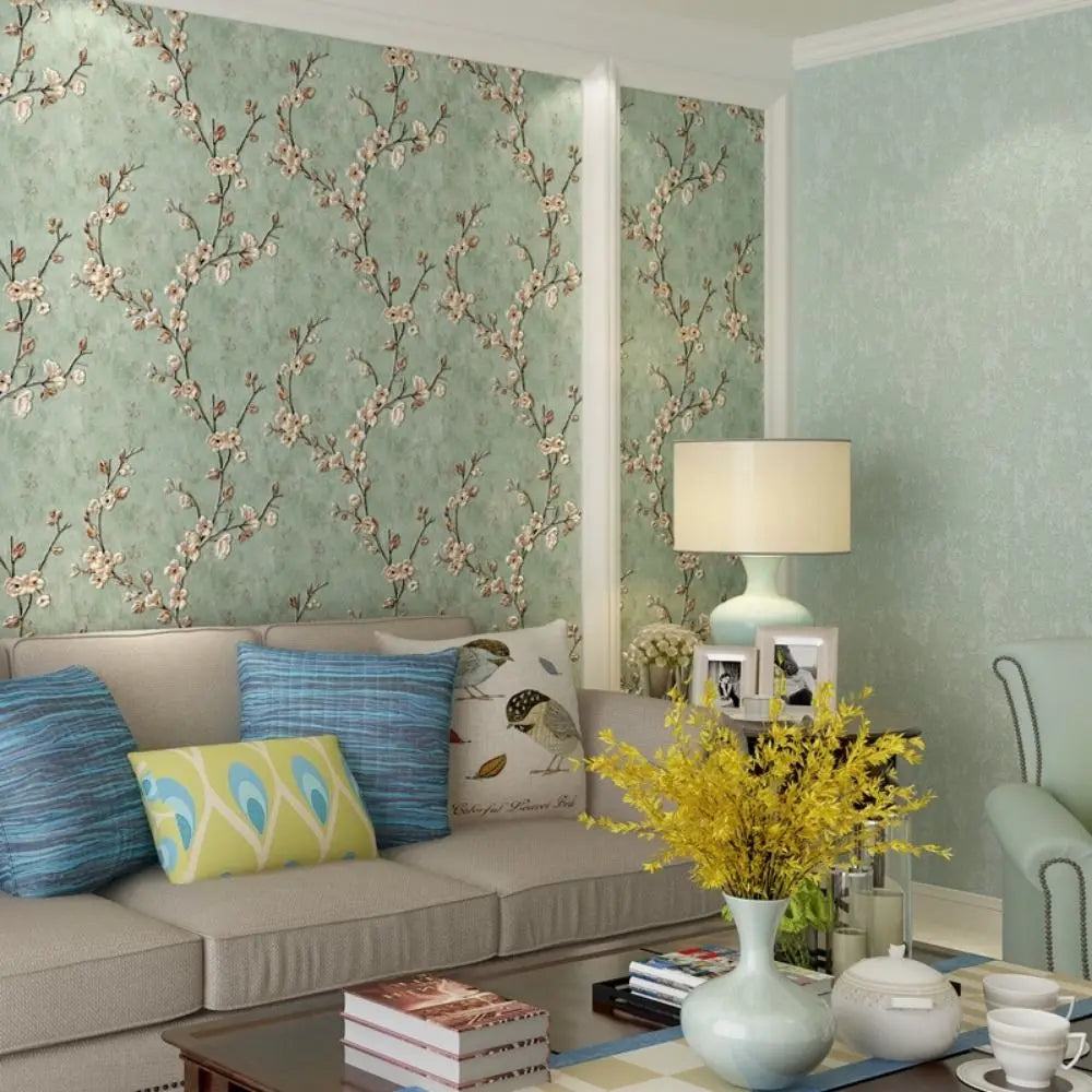 Elegant 3D Flower Wall Stickers - Self-Adhesive Decor