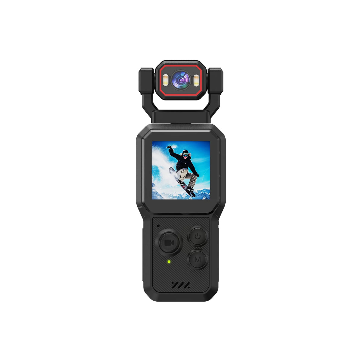 Professional 4K Action Camera - Rotating Lens & Wi-Fi