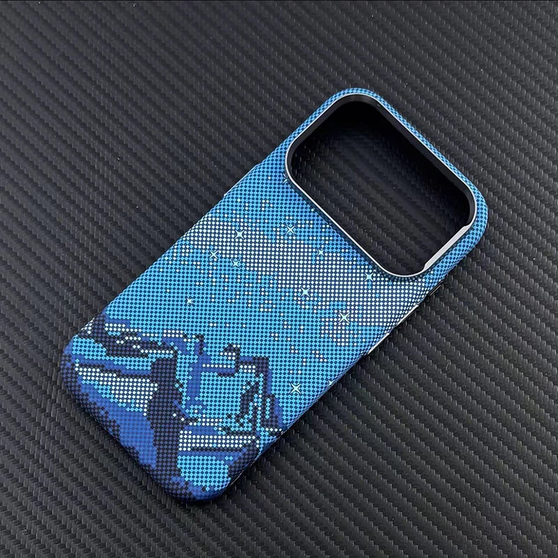 Luxury Carbon Fiber MagSafe Case - Ultra Thin Alloy Protection