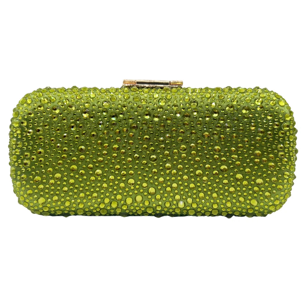 Elegant Crystal Evening Bag - Sparkling Diamond Clutch