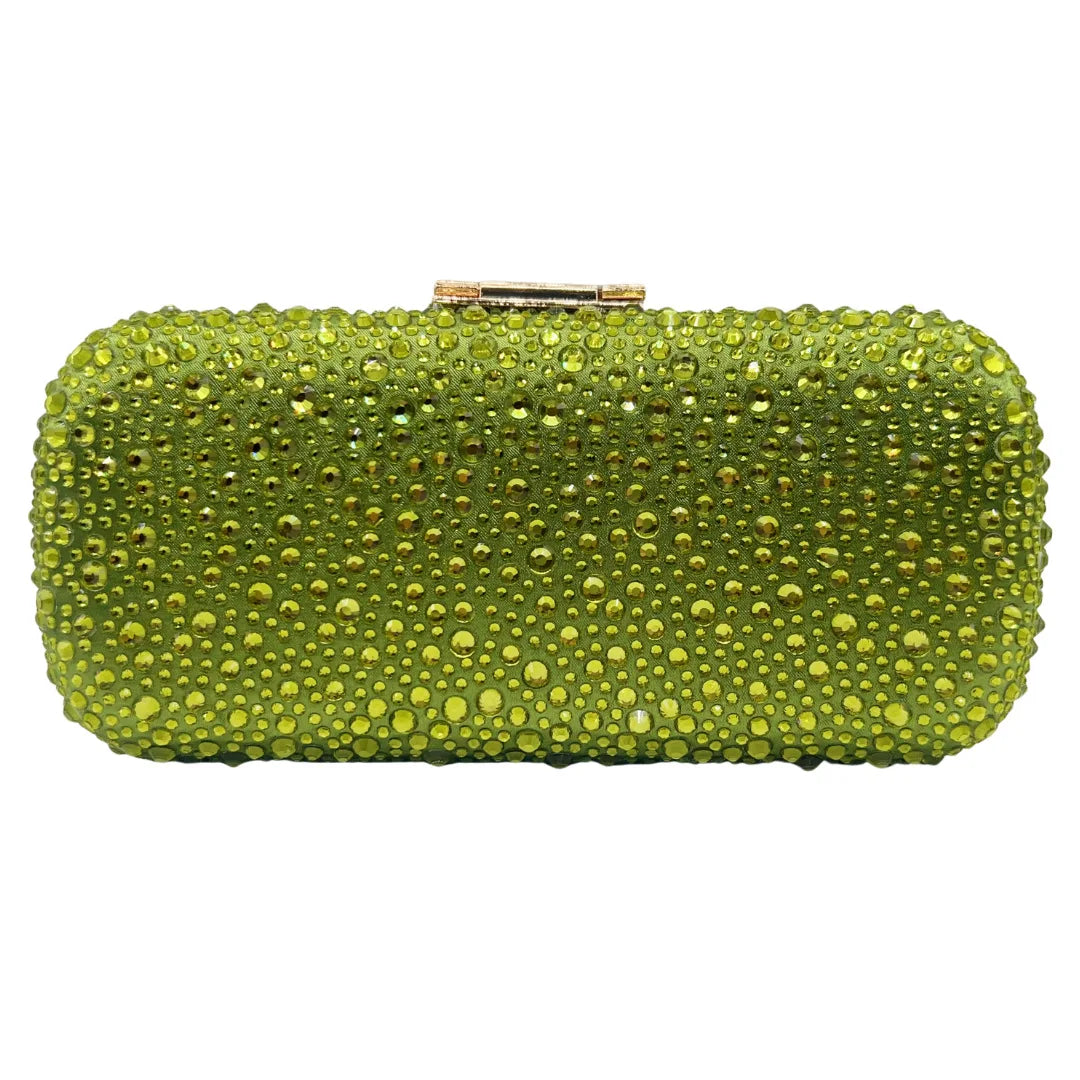 Elegant Crystal Evening Bag - Sparkling Diamond Clutch