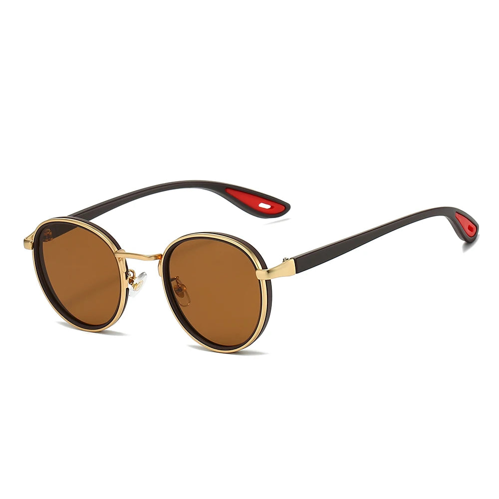 Vintage Round Sunglasses - Luxury Punk Fashion Shades