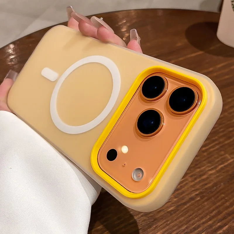 Luxury Magnetic Shockproof iPhone Case - Liquid Silicone