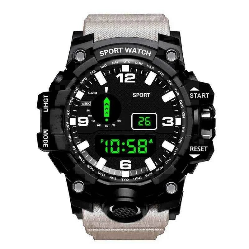Premium Men's Sports Watch - Waterproof Digital Fitness Tracker