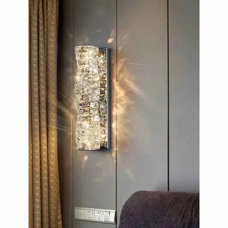 Premium Luxury Crystal Wall Lamp - Modern LED Sconce