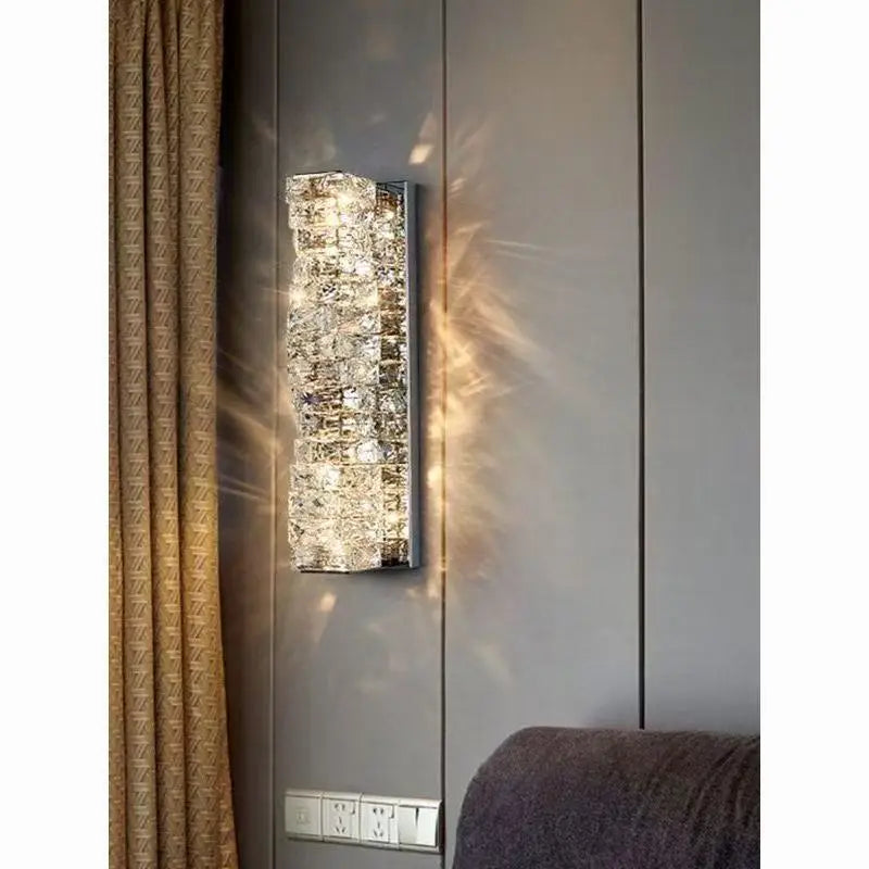 Premium Luxury Crystal Wall Lamp - Modern LED Sconce