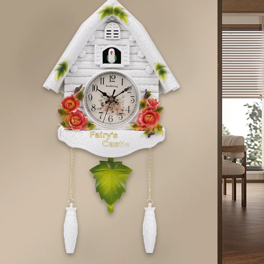 Elegant Cuckoo Wall Clock - European Style Home Decor